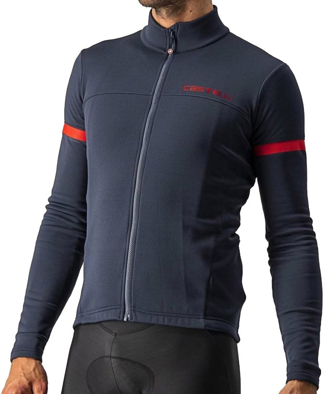 Fondo 2 Langærmet Cykeltrøje Blå - Black Friday Tilbud