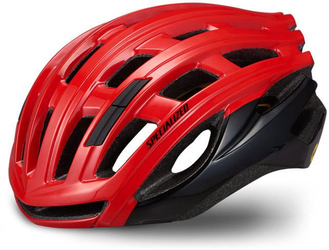 Propero 3 Mips Angi Ready Cykelhjelm - Sort/Rød Tilbud!