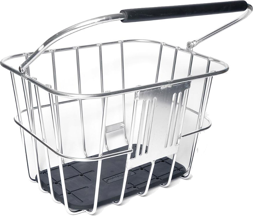 Klickfix Skagen Cykelkurv i Sølv - Black Friday Tilbud!