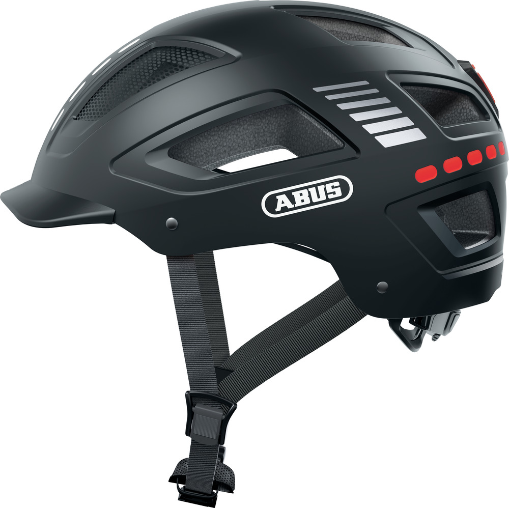 Hyban 2.0 M. LED Cykelhjelm - Sort Black Friday Tilbud