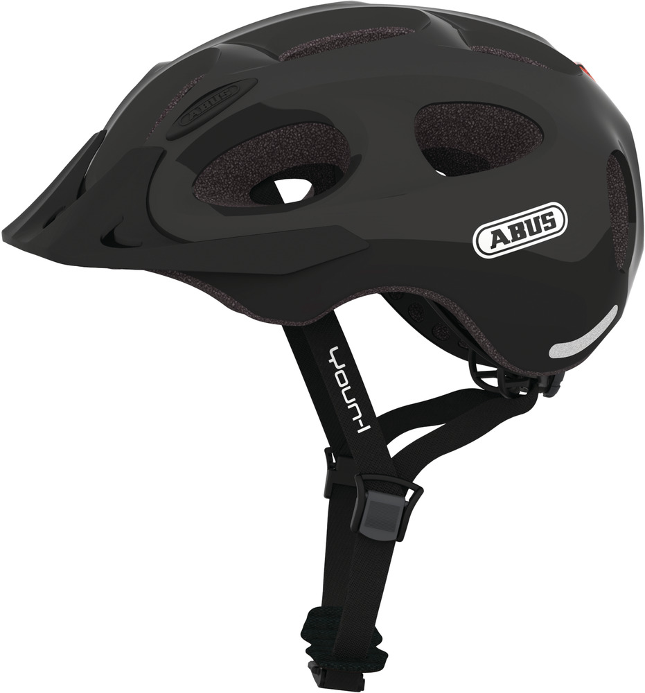 Youn I M. Skygge M. LED Cykelhjelm - Sort Black Friday Tilbud