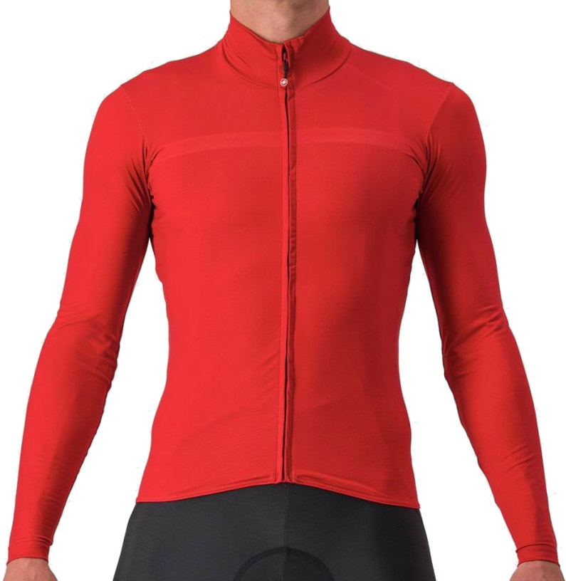Castelli Pro Thermal Mid LS Jersey – Rød Black Friday Tilbud