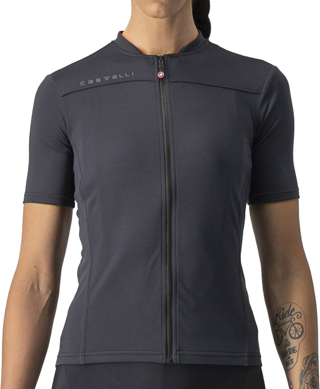 Anima 3 Cykeltrøje – Grå Sort Black Friday Tilbud