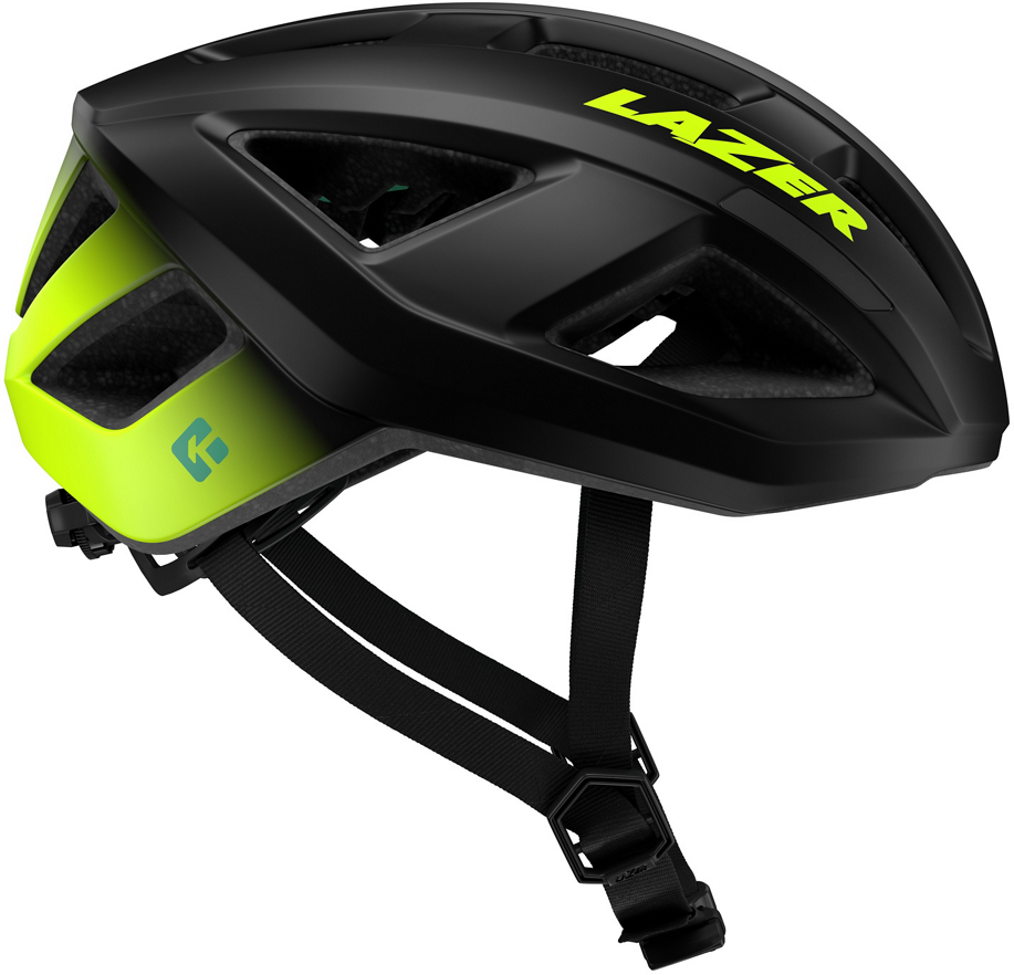 Tonic Kineticore Cykelhjelm - Sort/Gul Black Friday Tilbud