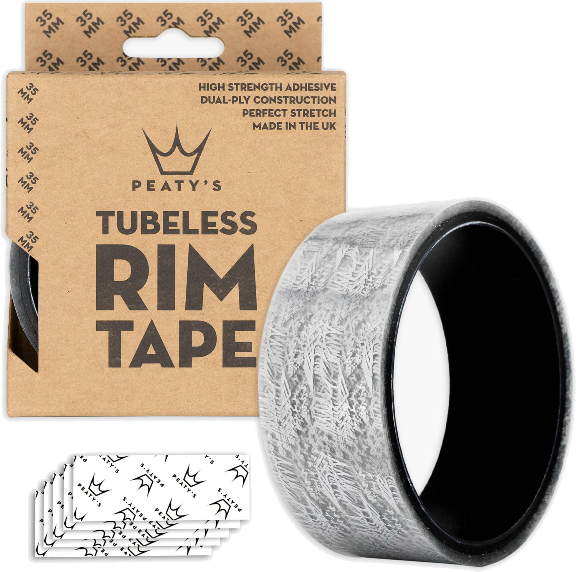 Workshop Roll 35mm Tubeless Rim Tape 50m Black Friday Peaty's Tilbud