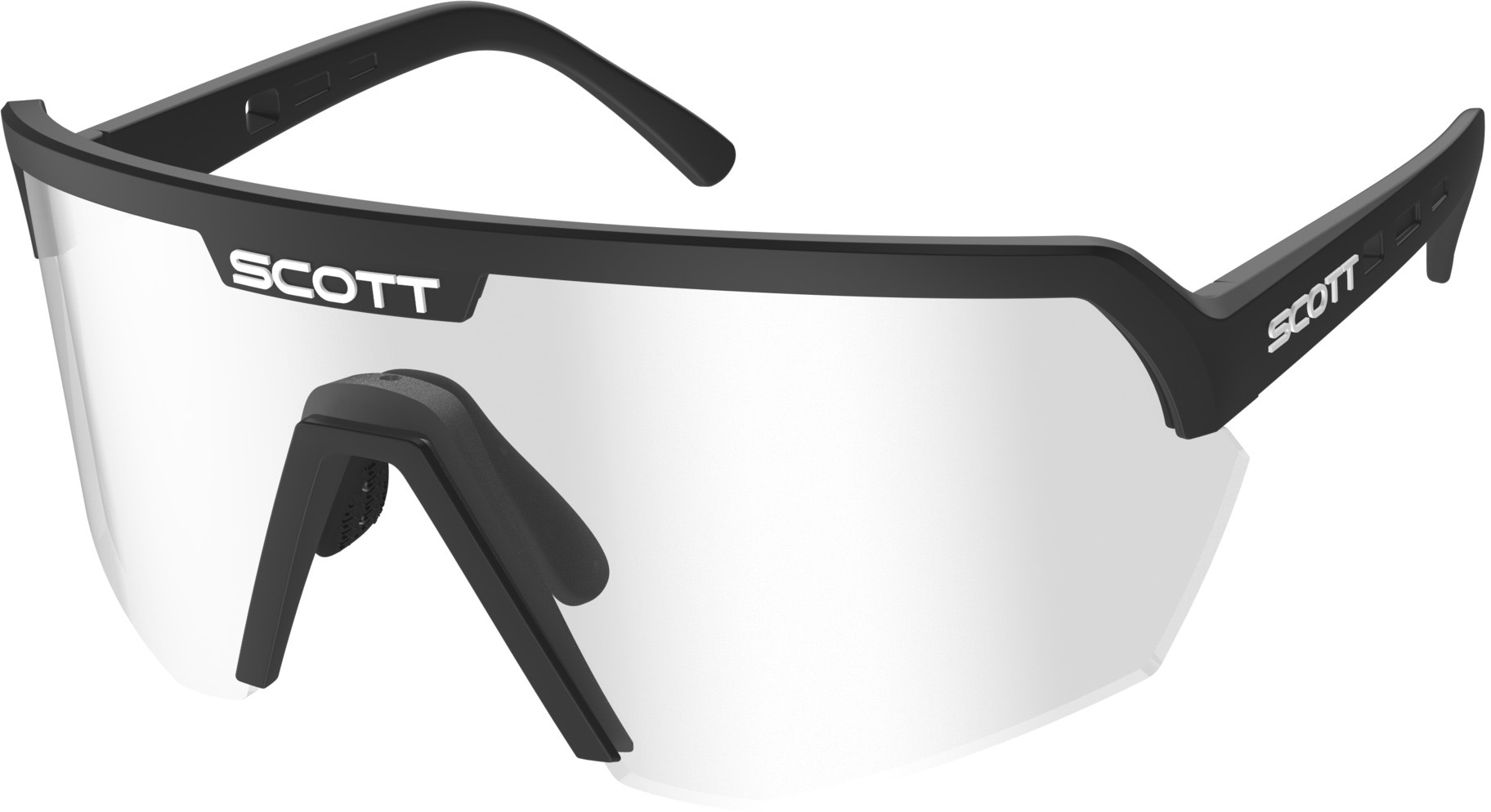 Sport Shield Cykelbrille - Sort Black Friday Tilbud!