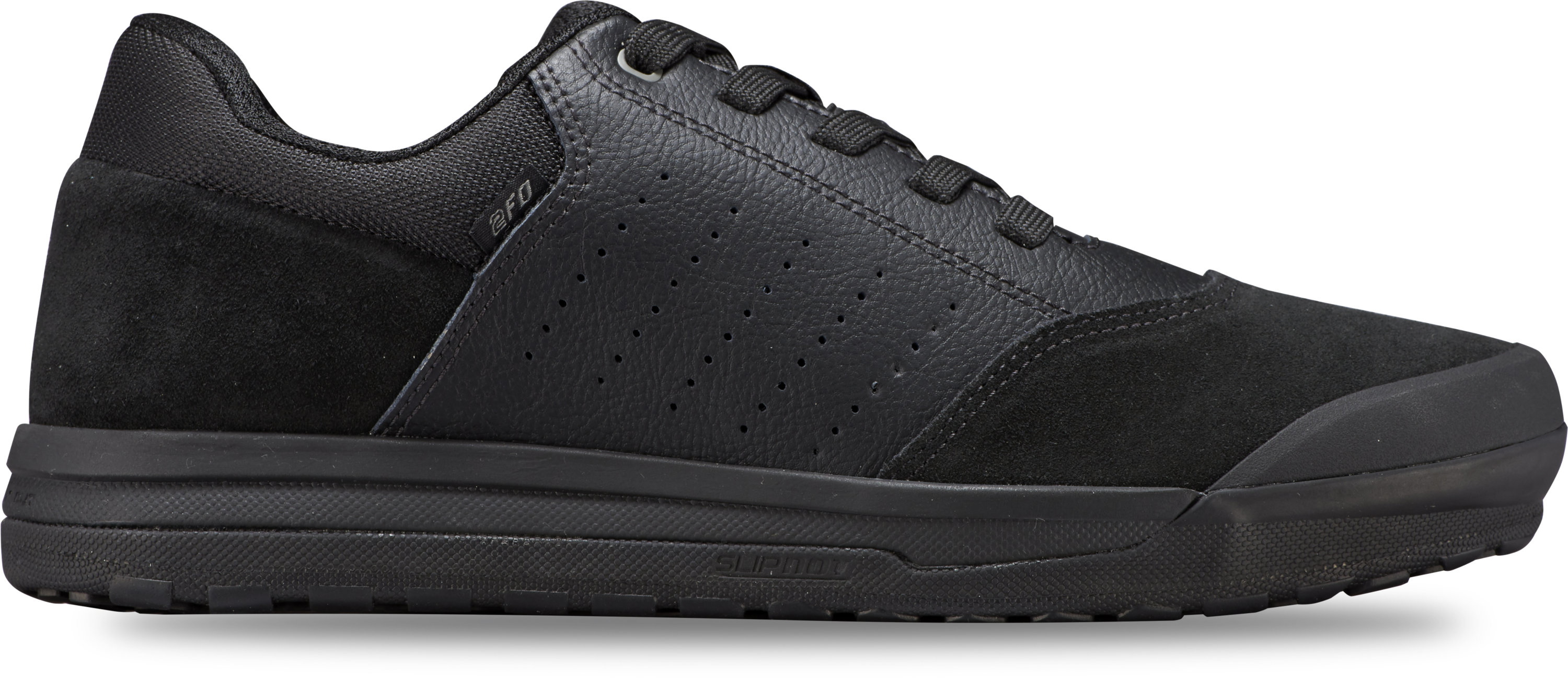 2FO Roost Flat Mountainbike Cykelsko - Sort Black Friday Tilbud