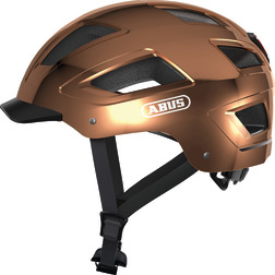 Hyban 2.0 Cykelhjelm med LED Lys - Chrome Rosé Tilbud