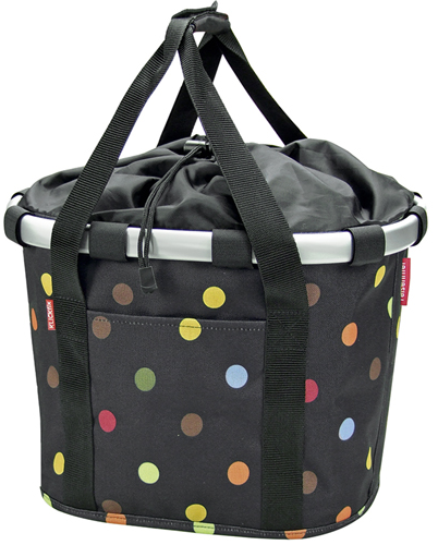 Cykelkurv Prikker 15l - Black Friday Tilbud!