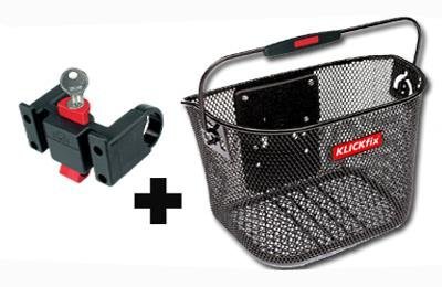 Unibasket 16l med Klickfix Styradapter – Black Friday Tilbud
