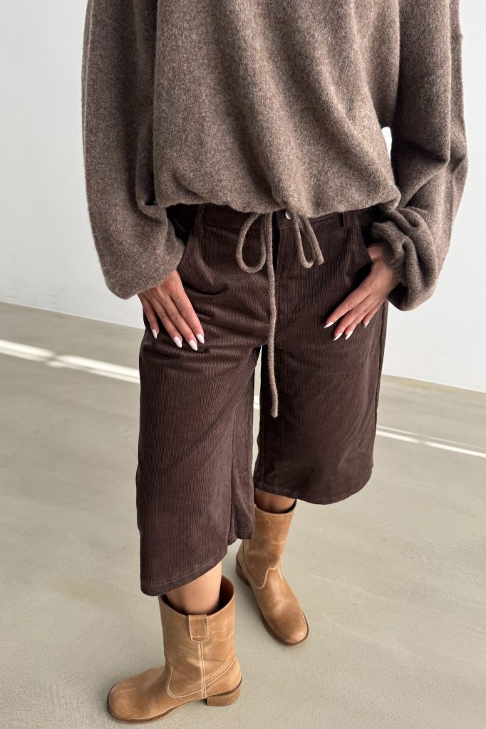 Rosa Jordy Shorts i Brun - Black Friday Tilbud!