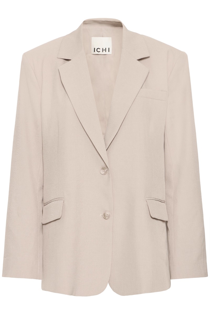 Oversize Blazer fra ICHI - Dove Melange til Black Friday!