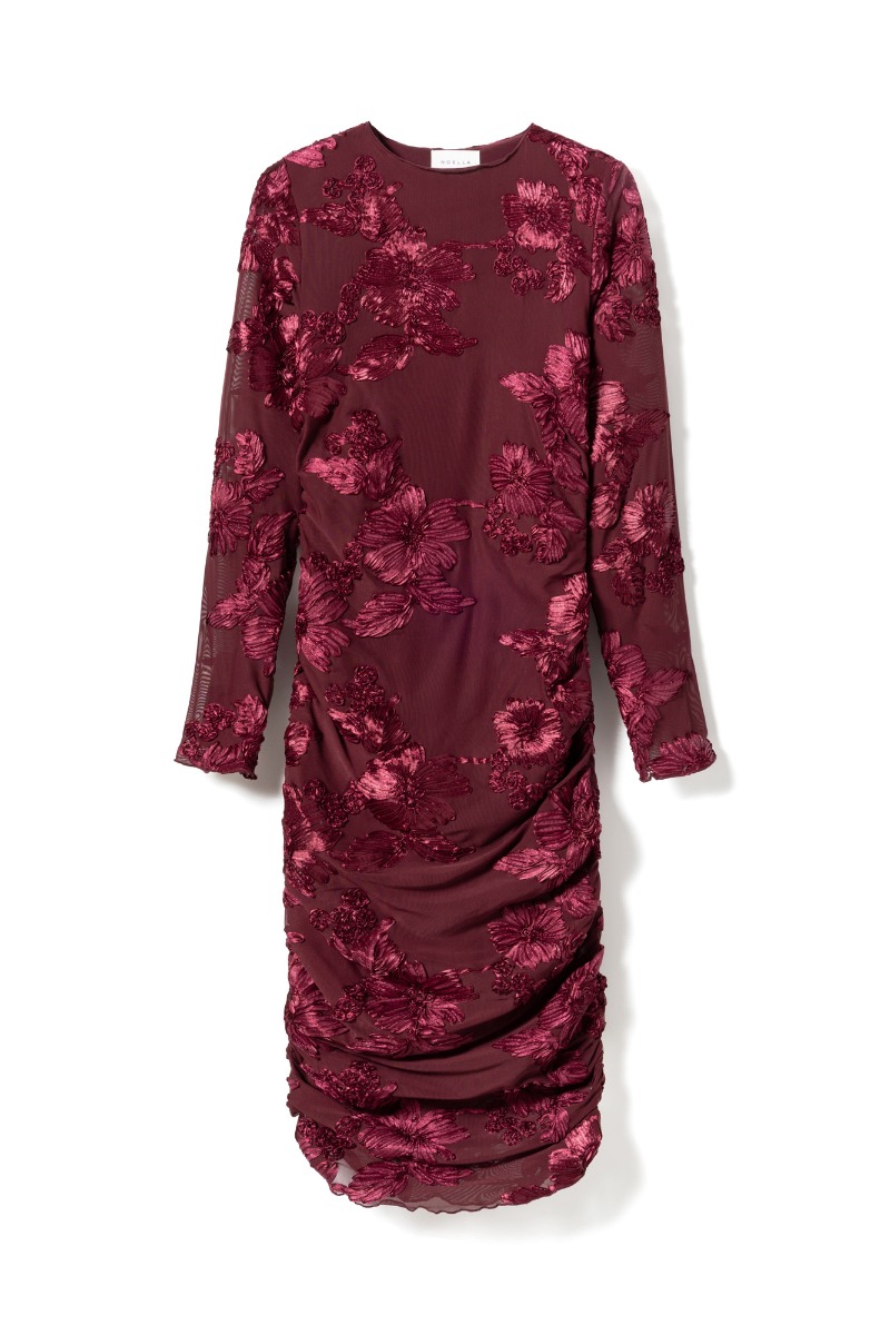 Kjole Lavinia L S Dress - Winetasting Black Friday Tilbud