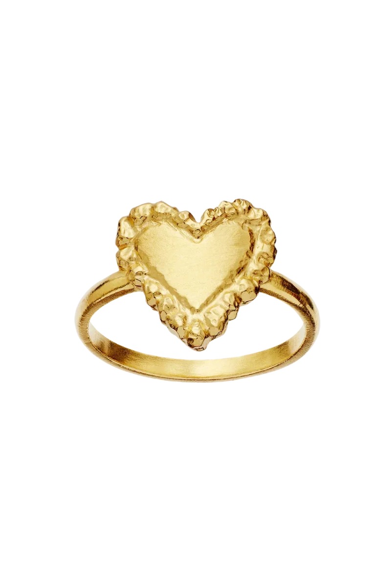 Sød Abra Ring i Guld fra Maanesten - Black Friday Tilbud!