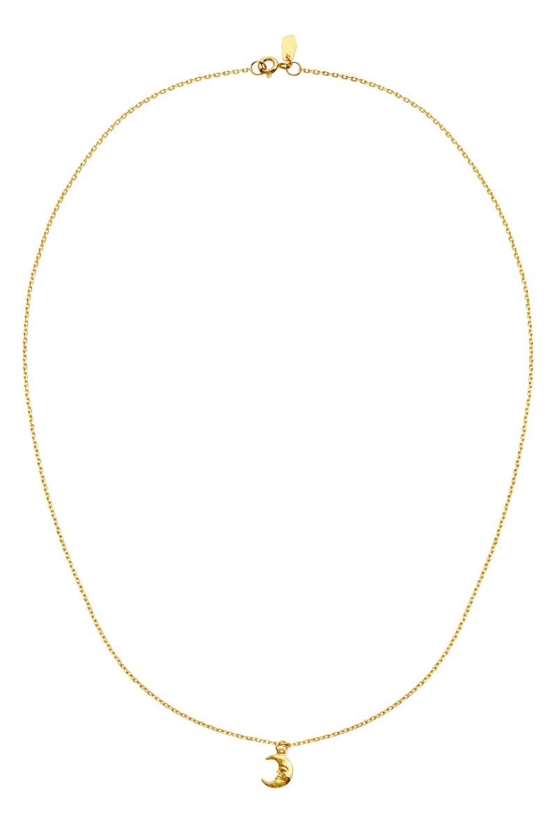 Halskæde   Aila Necklace   Guld Black Friday Maanesten Tilbud