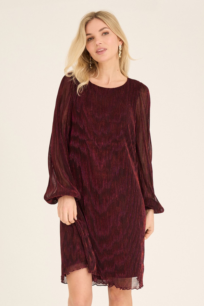 A View   Kjole   Fiba Dress   Rose Red Black Friday A-view Tilbud