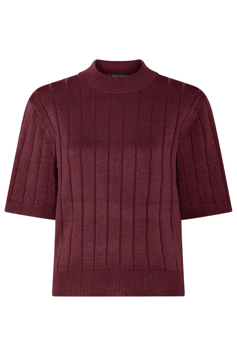 T-Shirt til kvinder Anemone Bb Glady Knit - Bordeaux Tilbud