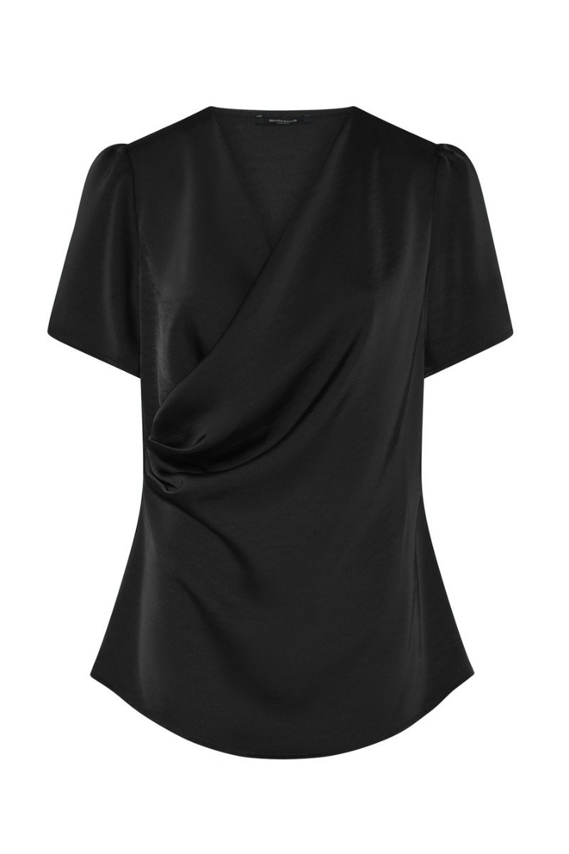 Sort Bluse fra Bruuns Bazaar - Black Friday Tilbud