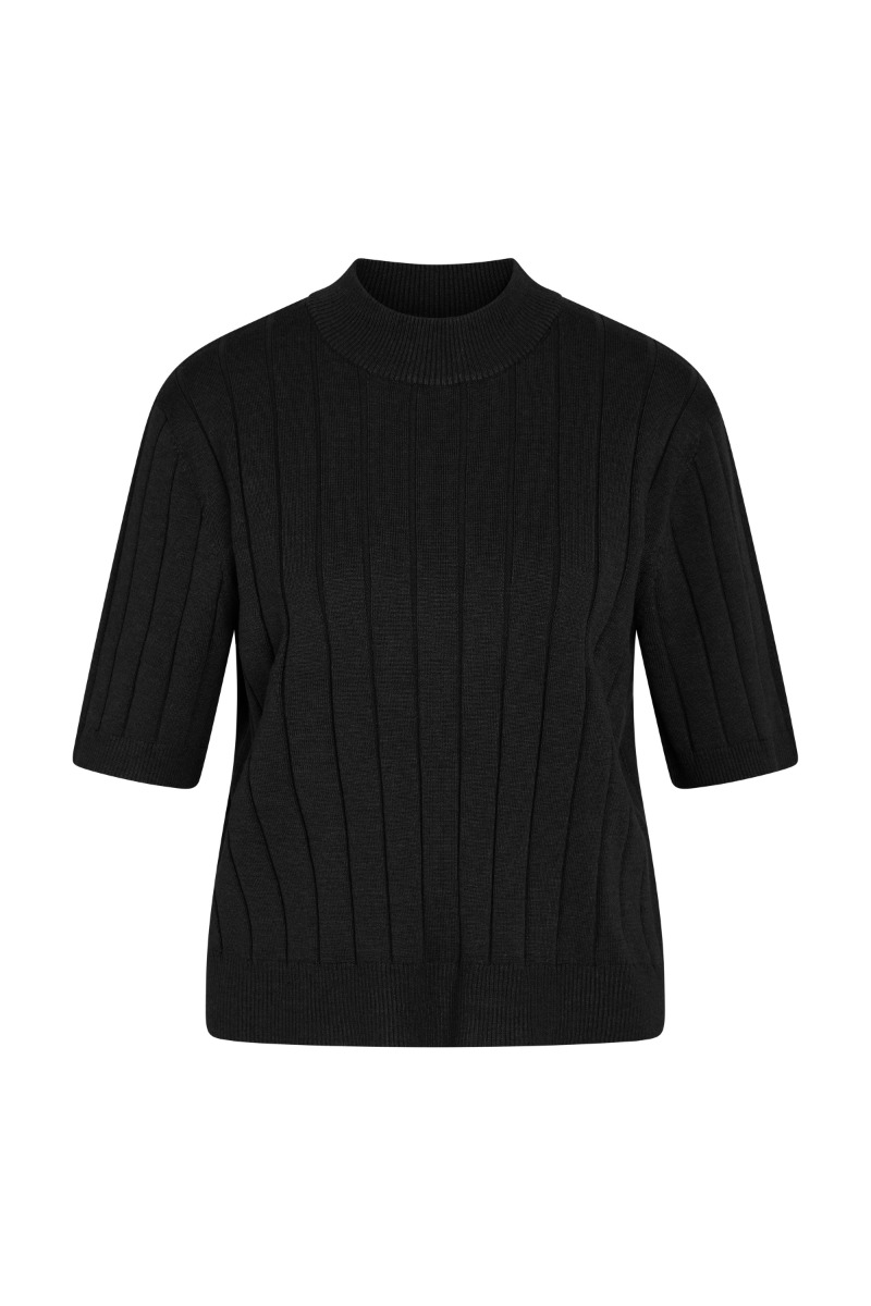 T-shirt Anemonebbglady Knit i sort – Black Friday Tilbud