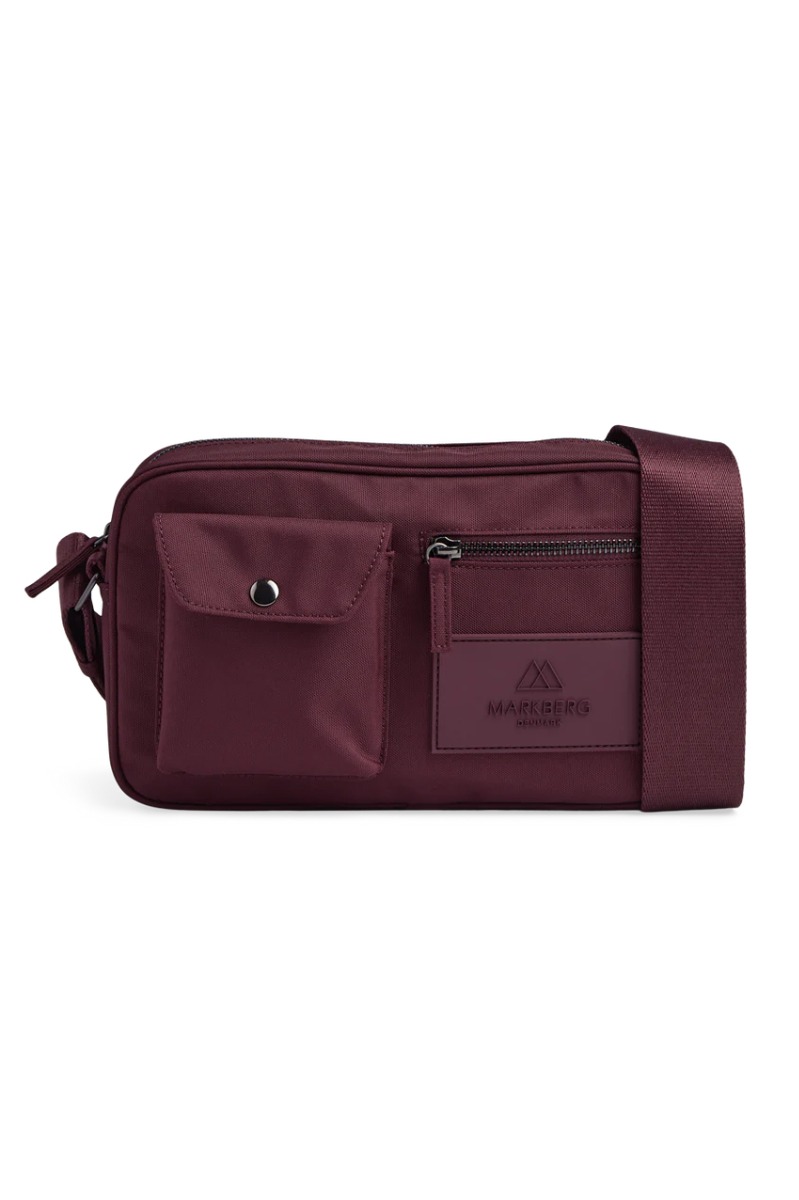 Darlambg Crossbody Taske, Monokrom Bordeaux - Black Friday Tilbud