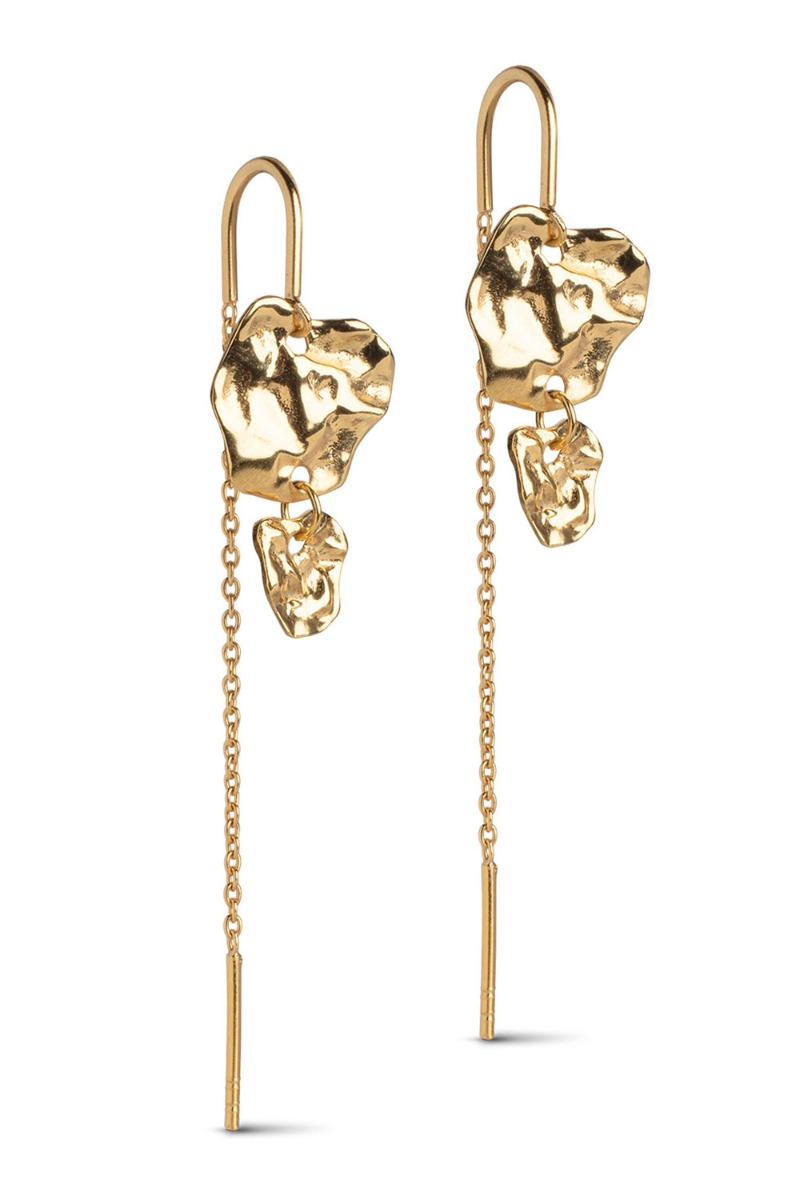 Øreringe Kim i Guld – Black Friday Tilbud fra Enamel