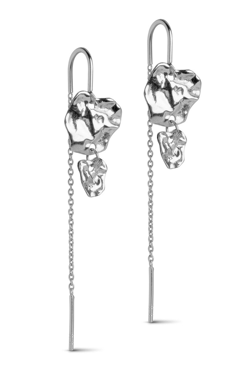 Elegante sølvøreringe Kim – Black Friday Tilbud!