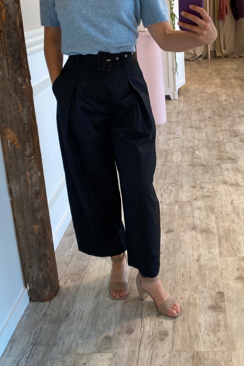 Culotte Bukser i Sort - Black Friday Tilbud fra Sisters Point