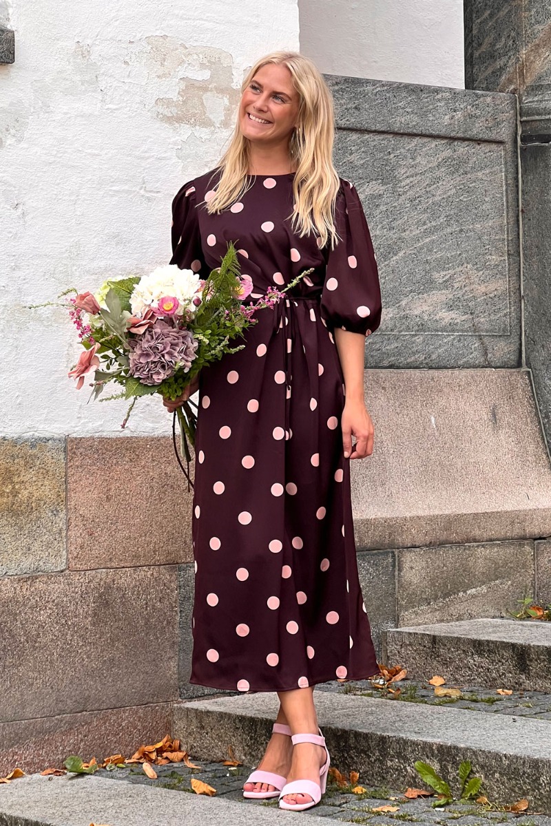 Tilde Kjole i Rose Dot - Black Friday Tilbud!