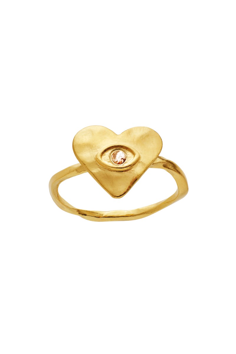 Cassia Ring i Guld fra Maanesten - Black Friday Tilbud