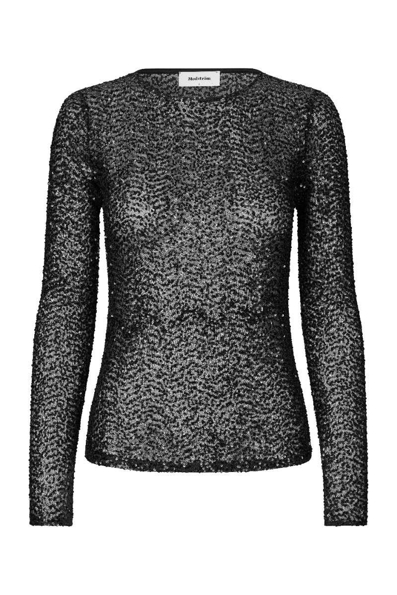 Modström Laramd Top i Sort - Black Friday Tilbud!