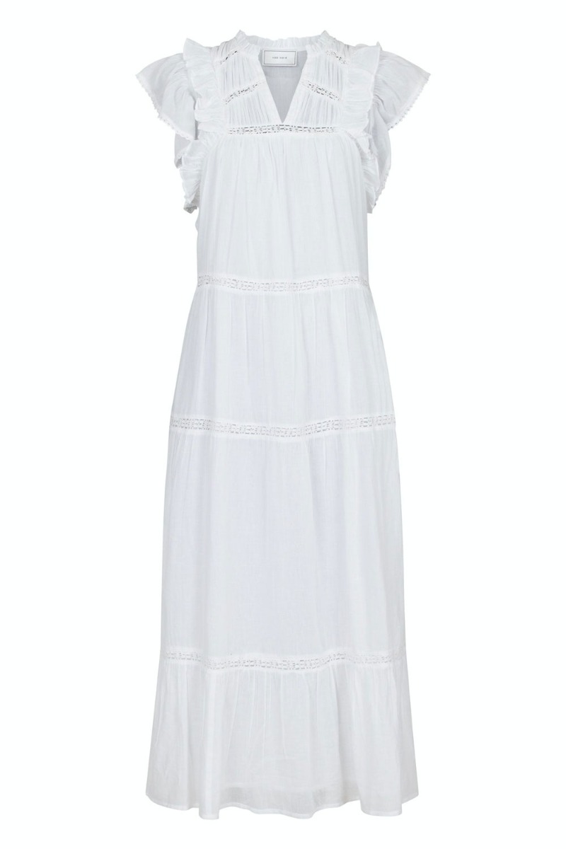 Sommerkjole Ankita S Voile i Hvid - Black Friday Tilbud!