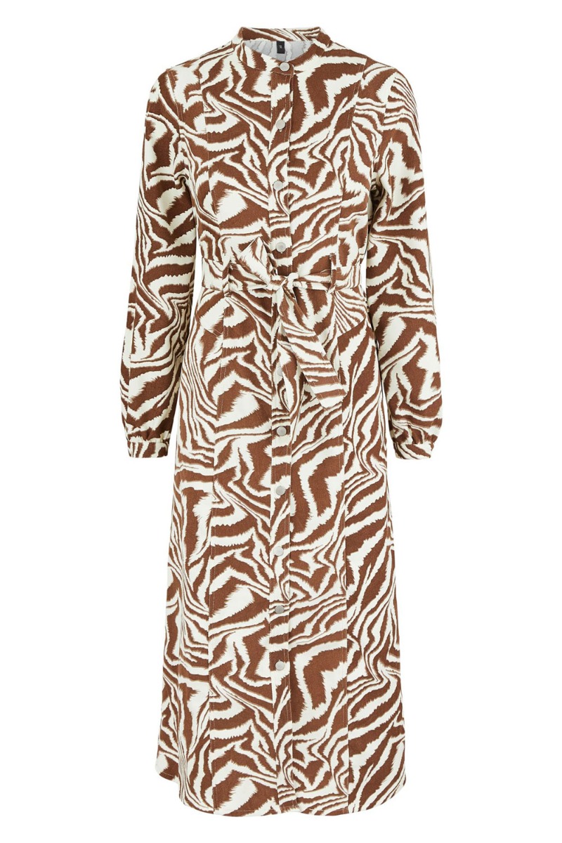 Y.a.s London Midi Kjole Ecru – Black Friday Tilbud!