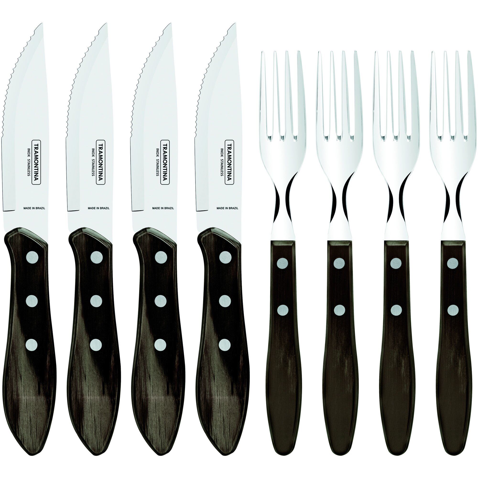 Steakbestik 8 Dele 21,5 Cm Black Friday Tramontina Tilbud