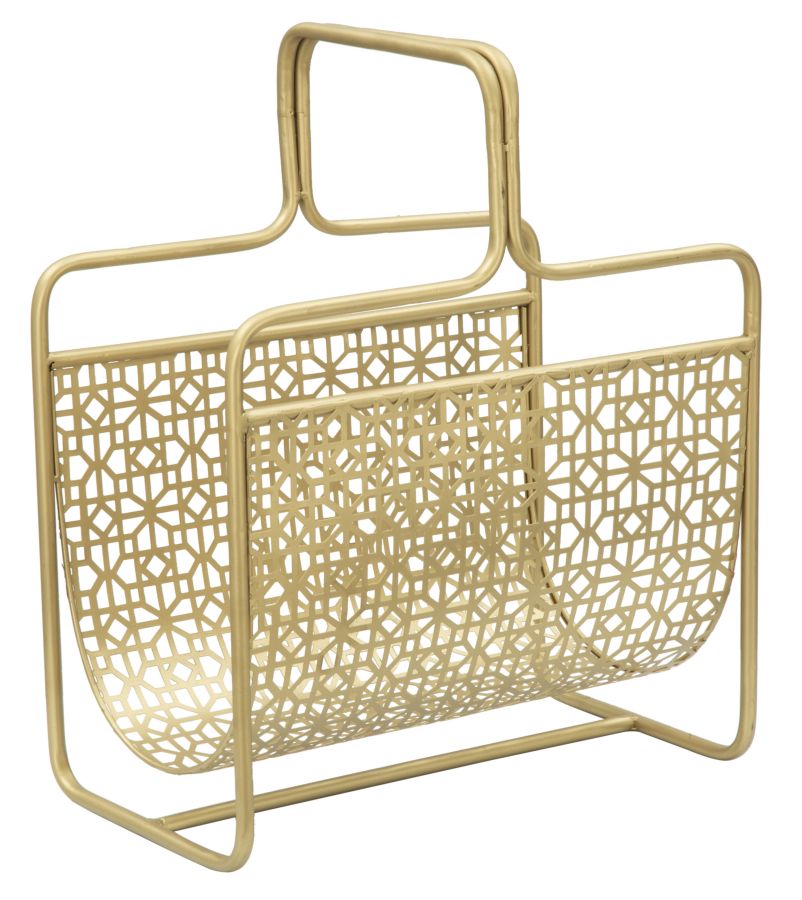 Elegant Guld Magasinstativ – Fantastisk Black Friday Tilbud!