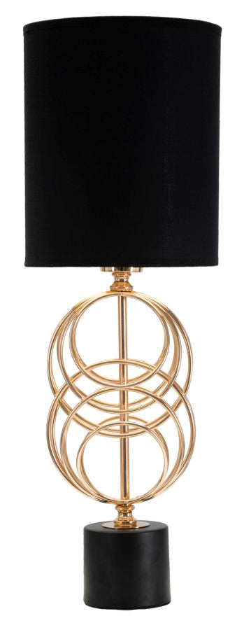 Glam Bordlampe i Sort og Guld – Uovertruffen Black Friday Tilbud!