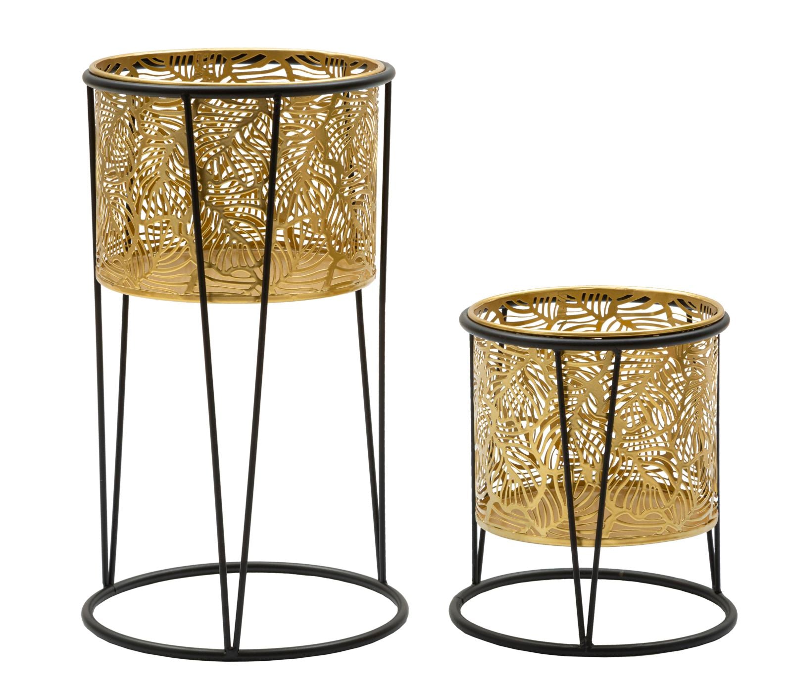 Elegant Guldvase Sæt – Metalvaser Tilbud til Dit Hjem!