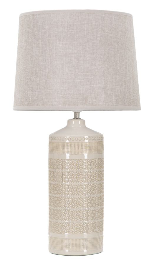 Boho Chic Keramik Bordlampe – Black Friday Tilbud!
