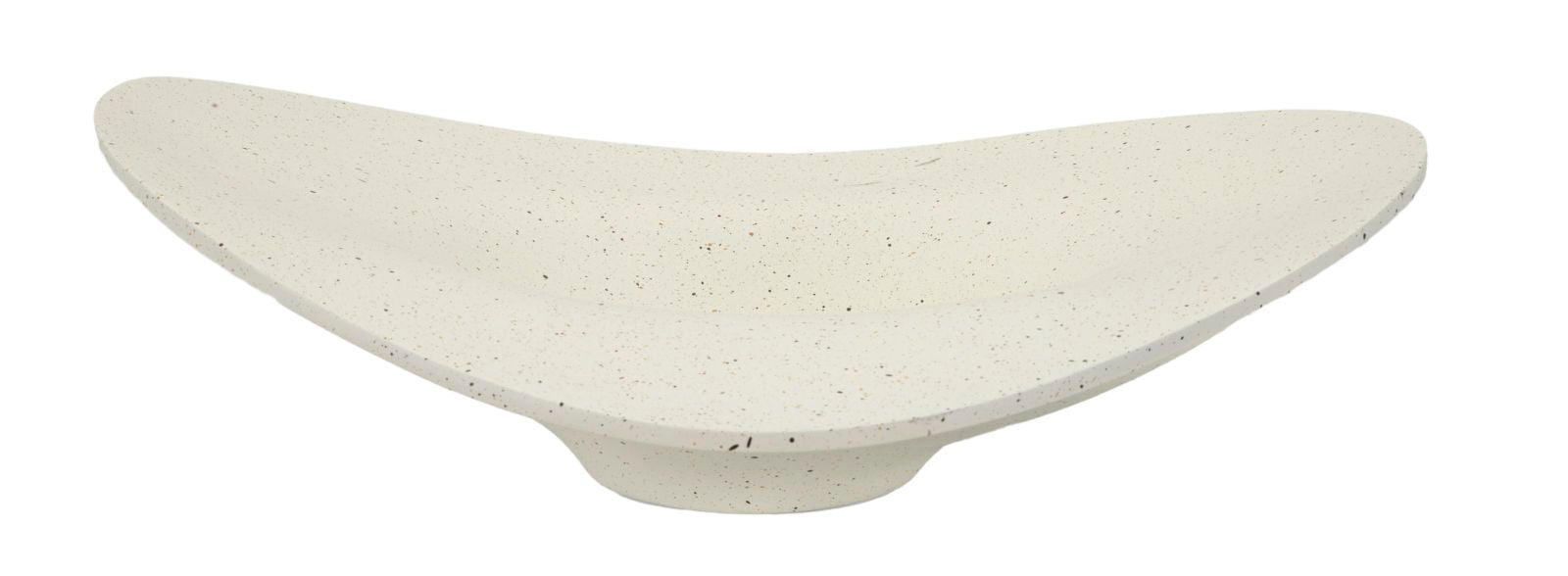 Moderne Cremefarvet Bakke i Polyresin – Black Friday Tilbud