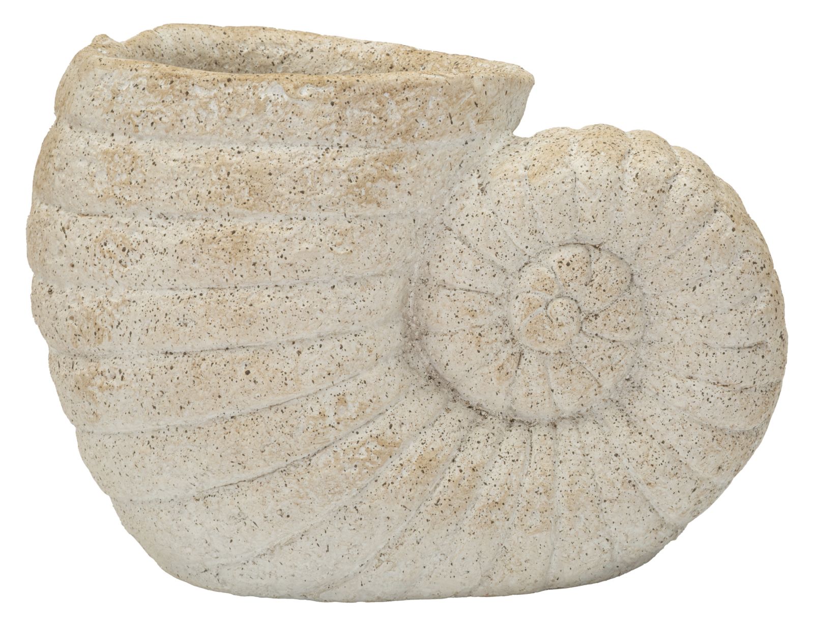 Shell Sand Vase  A  Cm 33x19x23 (åbning Cm ø 13) Black Friday Mauro Ferretti Tilbud