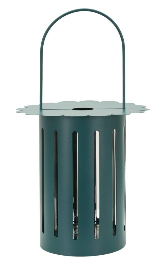 Saturn Lanterne Teal Cm ø 24x43 Black Friday Mauro Ferretti Tilbud