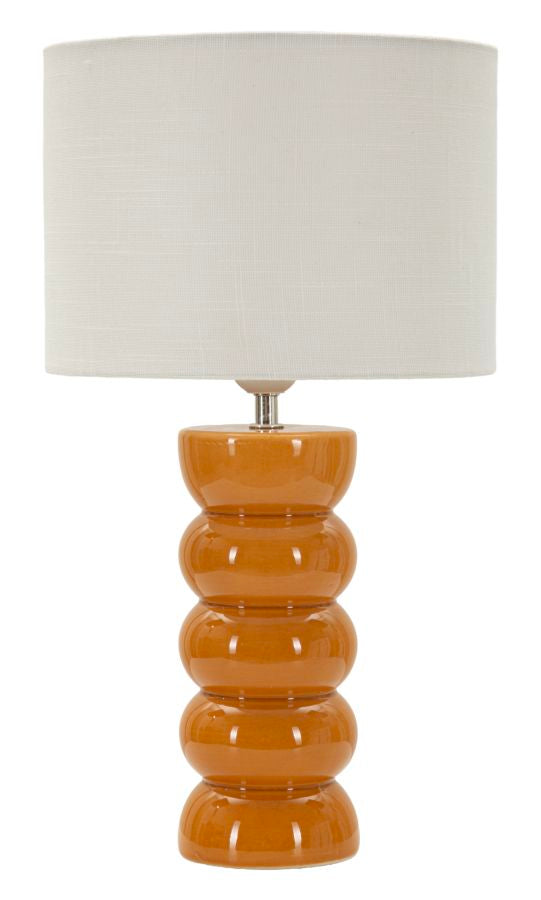 Torr Table Lamp     Sennepsgul Bordlampe (ø25 X 46 Cm) Black Friday Mauro Ferretti Tilbud