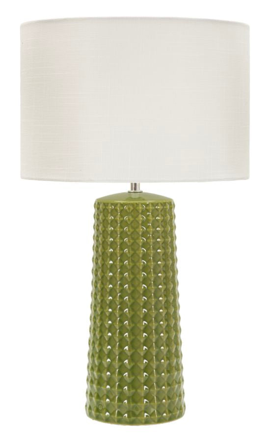 Gliss Table Lamp     Grøn Bordlampe (ø30 X 52 Cm) Black Friday Mauro Ferretti Tilbud