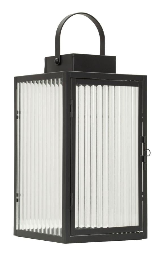 Simply Lantern     Sort Metal Lanterne (15,5 X 15,5 X 28,5 Cm) Black Friday Mauro Ferretti Tilbud