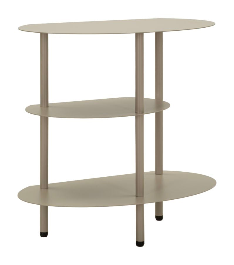 Saturn Bedside Table     Natbord I Dove Grey (49,5 X 27,5 X 49,5 Cm) Black Friday Mauro Ferretti Tilbud