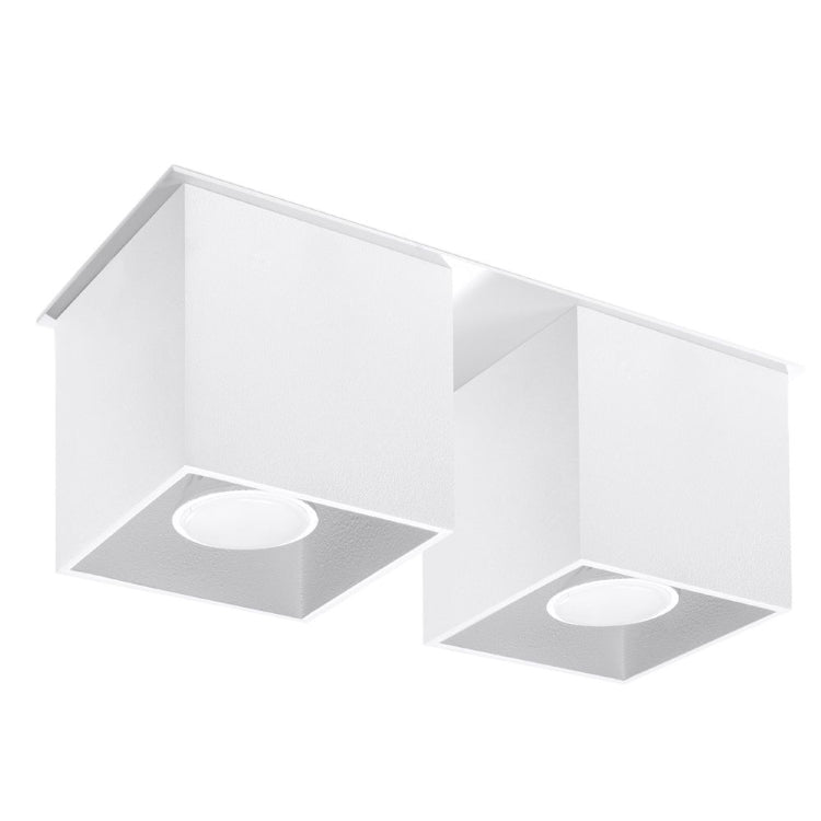 Loftslampe Quad 2 Hvid Black Friday Sollux Lighting Tilbud
