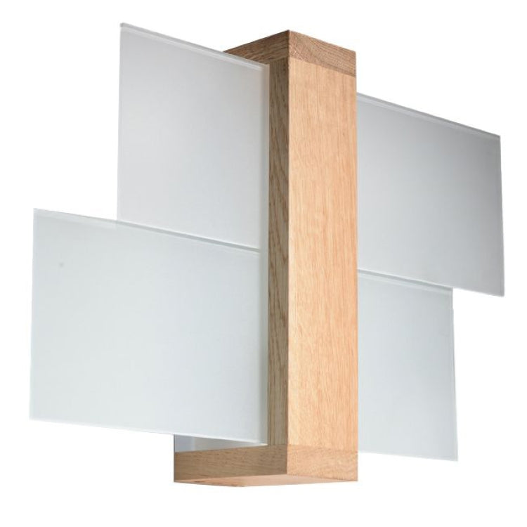 Væglampe Feniks 1 Naturtræ Black Friday Sollux Lighting Tilbud