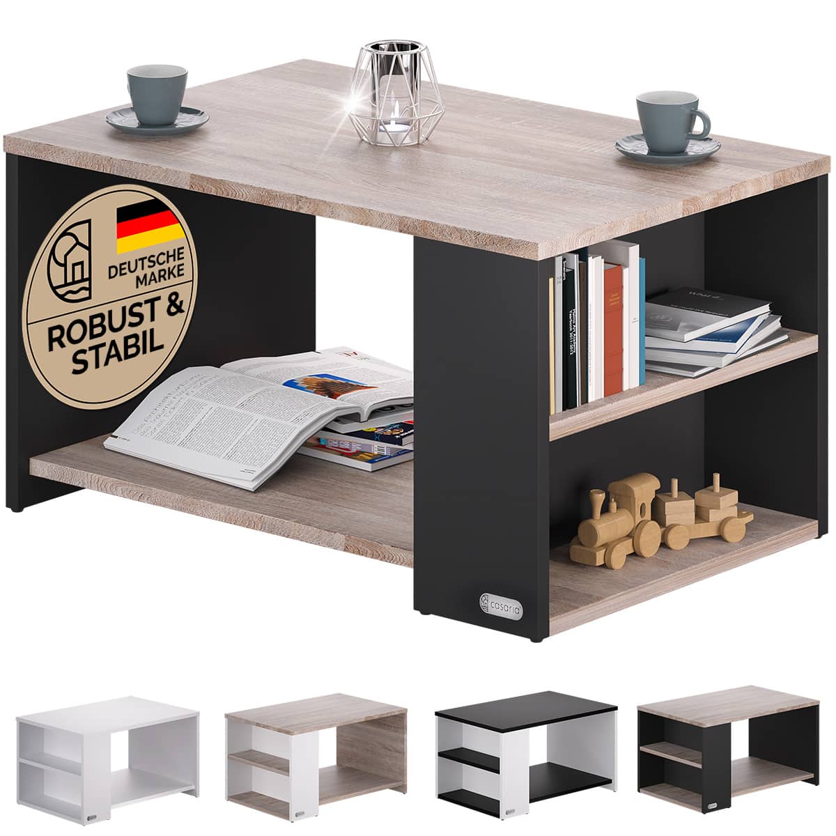 Sofabord Santa Cruz Grå – Fantastisk Black Friday Tilbud!