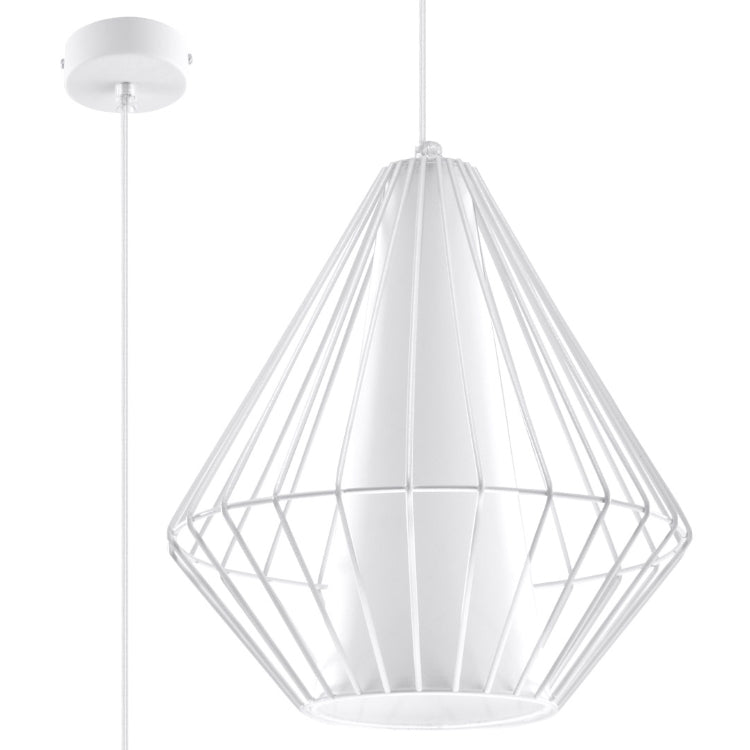 Vedhæng Lampe Demi Hvid Black Friday Sollux Lighting Tilbud