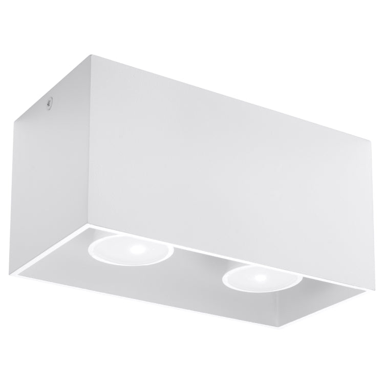 Loftslampe Quad Hvid Black Friday Sollux Lighting Tilbud
