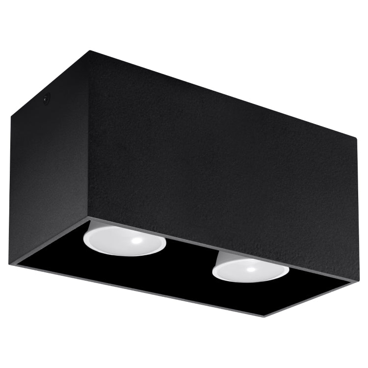 Loftslampe Quad Sort Black Friday Sollux Lighting Tilbud